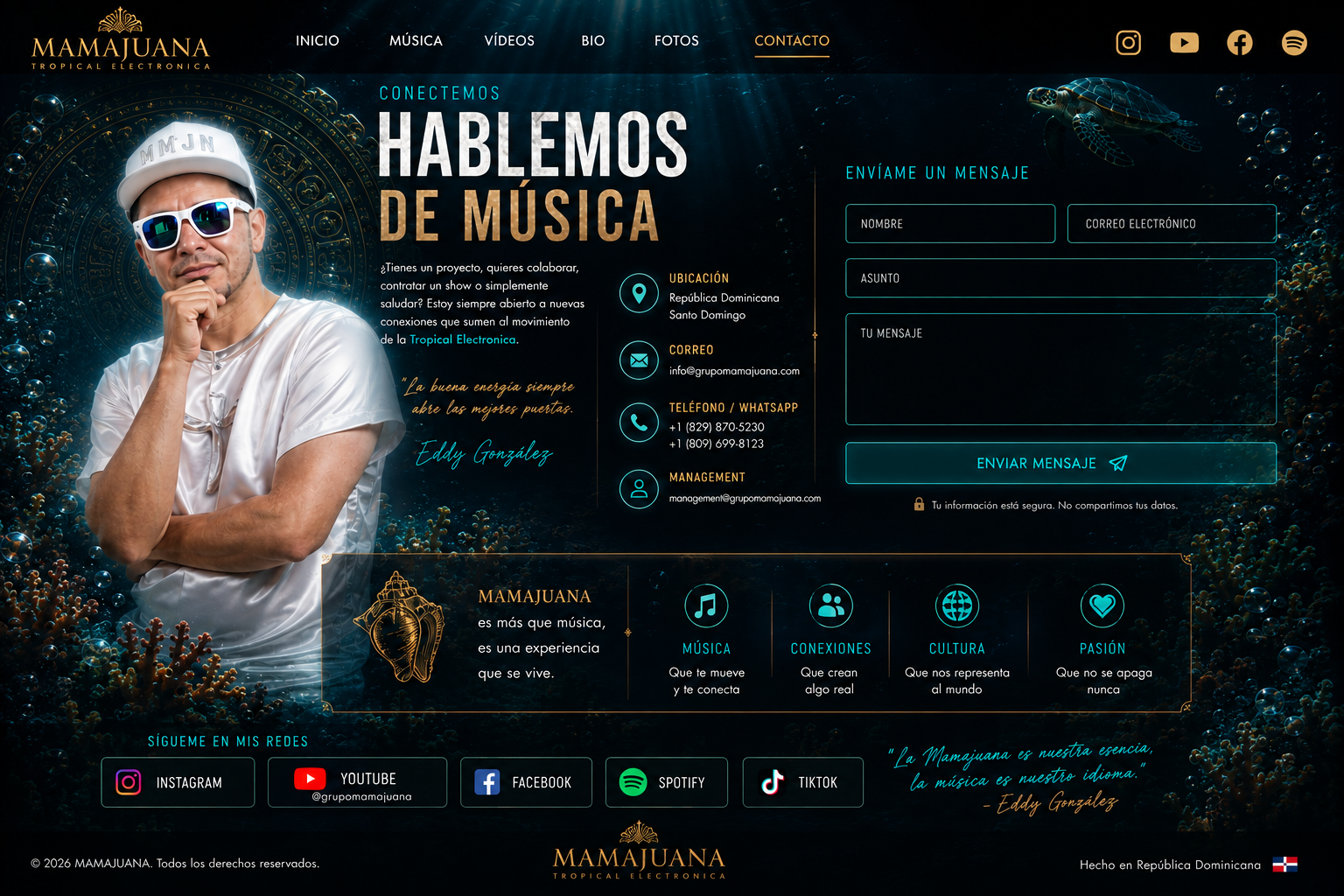Contacto | Mamajuana